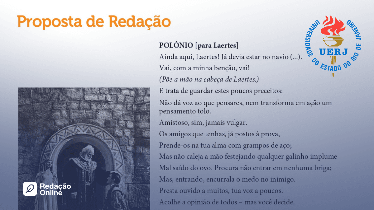 Tema de Redação UERJ 2026