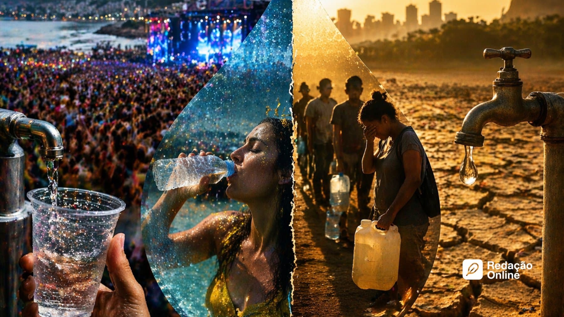 Desafios no acesso à água potável em grandes eventos no Brasil | Tema de redação