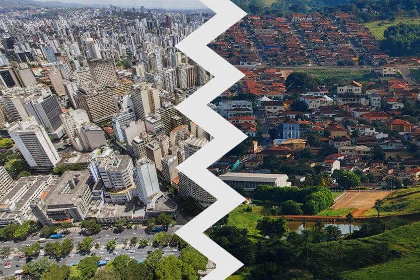 aumento do êxodo urbano no brasil