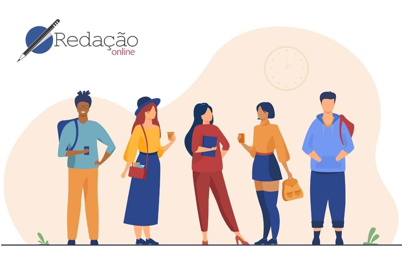 estudantes na universidade