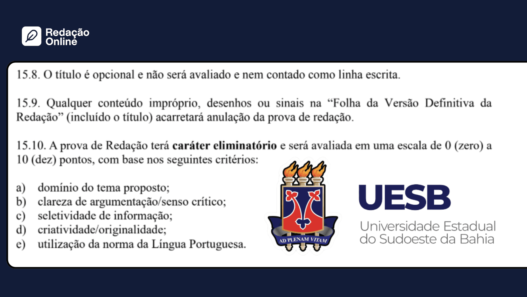 UESB 2026