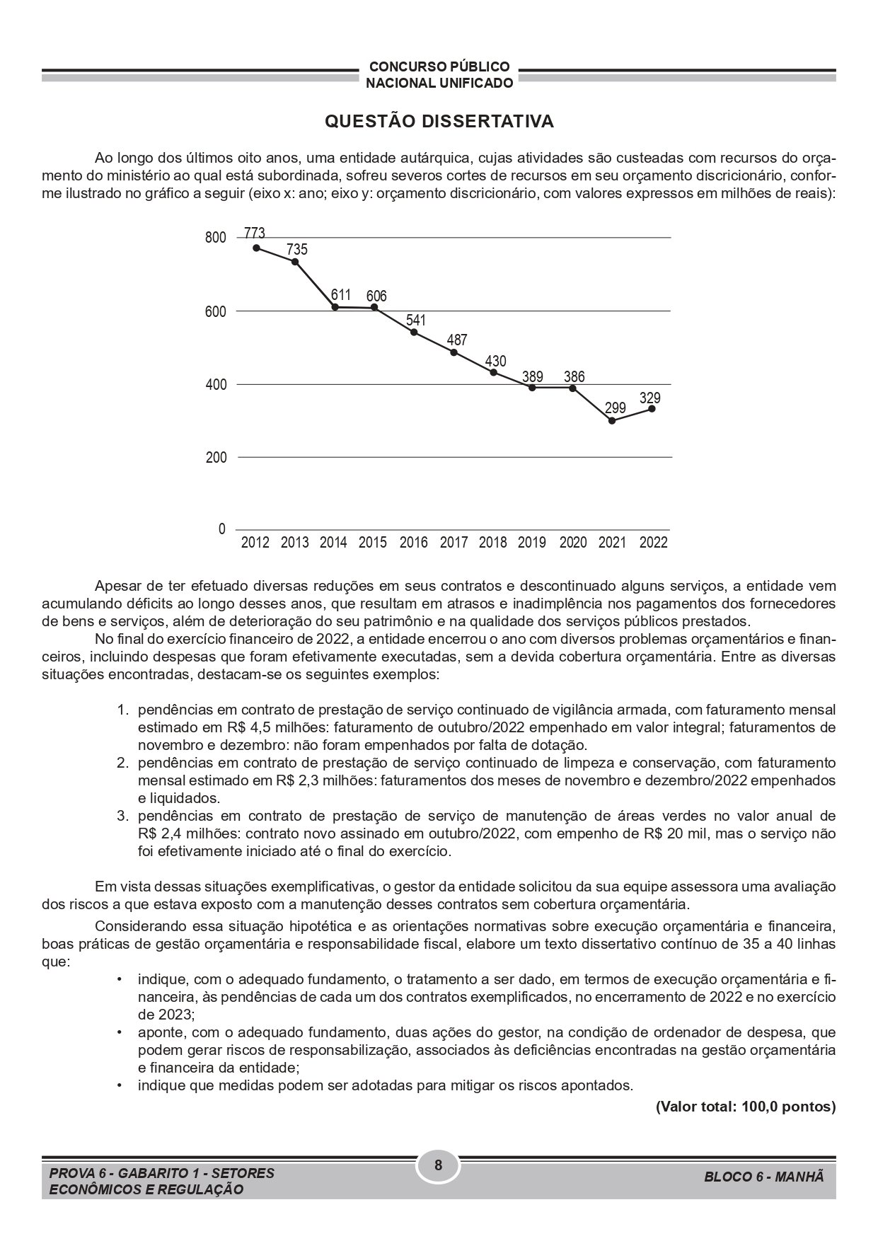 Bloco 6 - Setores Econômicos e Regulação