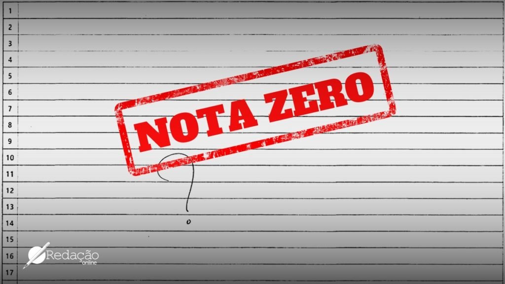 Nota zero na redação