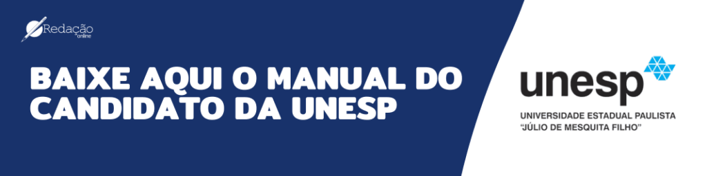 MANUAL DO CANDIDATO VESTIBULAR UNESP