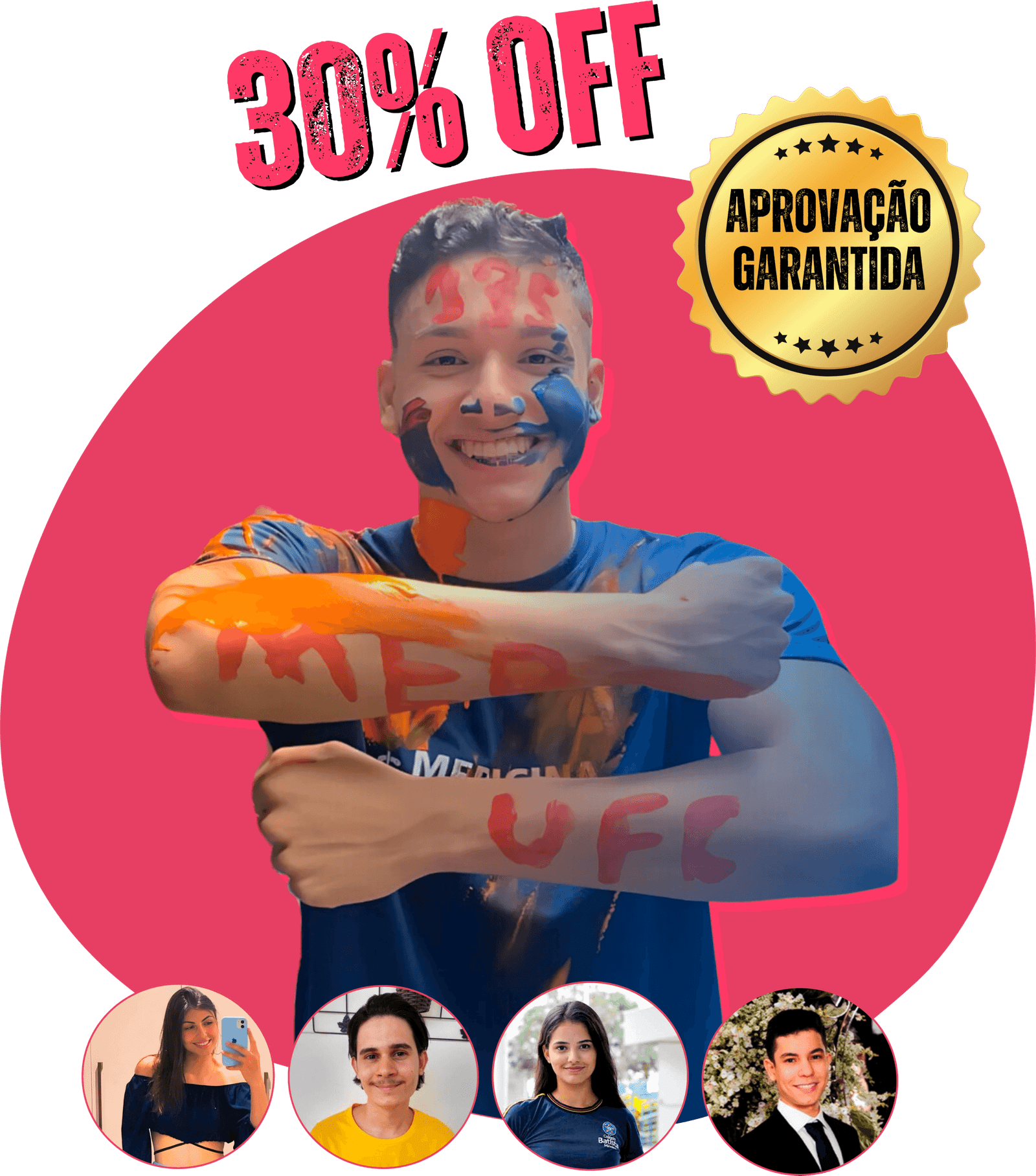 Banner Pedro Aprovado 30% OFF