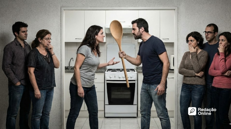 Briga de marido e mulher tema de redação